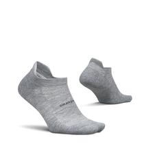 Meias de tornozelo Feetures Cushion com aba de calcanhar, cinza claro L Meias de tornozelo Feetures Cushion com aba de calcanhar, cinza claro L