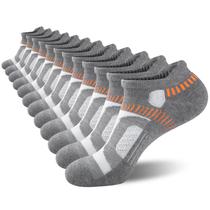 Meias de tornozelo Heatuff Athletic Masculinas com absorção de umidade, pacote com 6