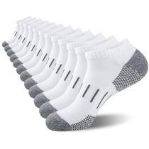 Meias de tornozelo Heatuff Athletic para homens que absorvem a umidade, pacote com 6