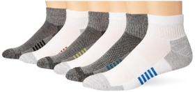 Meias de Tornozelo Masculinas Amazon Essentials - 6 Pares de Algodão