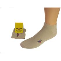 Meias de tornozelo PRASM Premium de algodão egípcio para homens - 1 par