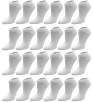 Meias de tornozelo Wentrelace para mulheres e meninas, 24 pares, brancas Meias de tornozelo Wentrelace para mulheres e meninas, 24 pares, brancas
