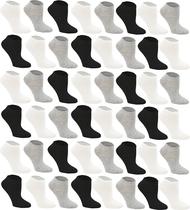 Meias de tornozelo Winterlace, 48 pares para mulheres, mistura de poliéster Meias de tornozelo Winterlace, 48 pares para mulheres, mistura de poliéster
