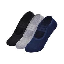 Meias De Yoga, Pilates E Dança Femininas Antiderrapantes, 3 Pares, Respiráveis, Para Fitness E