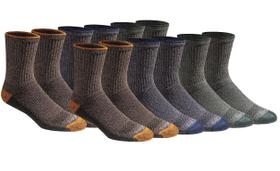 Meias Dickies Dri-tech Moisture Control Comfort Length, pacote com 6