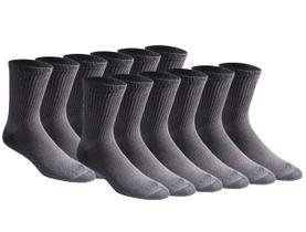 Meias Dickies Dri-tech Moisture Control Mid-Crew Charcoal Meias Dickies Dri-tech Moisture Control Mid-Crew Charcoal