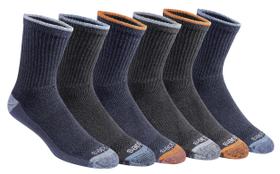 Meias Dickies Dri-tech Moisture Control Mid-Crew Navy (6 pares)
