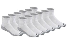 Meias Dickies Dri-Tech Moisture Control Quarter 12 pares Meias Dickies Dri-Tech Moisture Control Quarter 12 pares