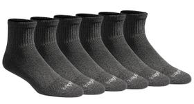 Meias Dickies Dri-Tech Moisture Control Quarter Masculinas Cinza XL Meias Dickies Dri-Tech Moisture Control Quarter Masculinas Cinza XL