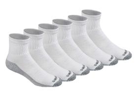 Meias Dickies Dri-Tech Moisture Control Quarter White XXL Meias Dickies Dri-Tech Moisture Control Quarter White XXL