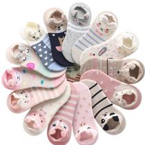 Meias Divertidas Sapatilha Adulto Feminina Kit 12 pares Meias Divertidas Sapatilha Adulto Feminina Kit 12 pares