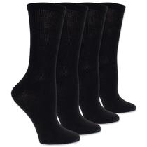 Meias Dr. Scholl's Guaranteed Comfort para mulheres diabéticas pretas Meias Dr. Scholl's Guaranteed Comfort para mulheres diabéticas pretas