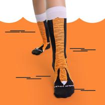 Meias Engraçadas Divertidas Joker Socks Casual Cano Longo 3_4 Estampa Pé De Galinha Confortável Meias Engraçadas Divertidas Joker Socks Casual Cano Longo 3_4 Estampa Pé De Galinha Confortável