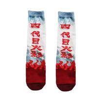 Meias Engraçadas Masculinas Naruto Anime Cosplay Hip Hop Harajuku Para Casais Personalidade Da Moda
