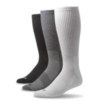 Meias esportivas cano médio XXL masculinas tamanho 1518, kit com 3 pares Meias esportivas cano médio XXL masculinas tamanho 1518, kit com 3 pares