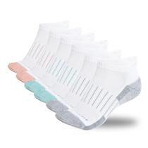 Meias esportivas com ajuste de cobre na altura do tornozelo brancas L/XL (3 pares)