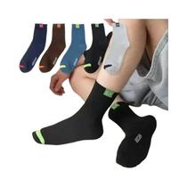 Meias Esportivas De Fibra De Bambu De Algodão Respirável Masculino 10 Pares Desodorante De Absorção