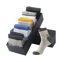 Meias Esportivas Divertidas De Fibra De Bambu Respiráveis E Desodorantes Para Homens plus Size - 5