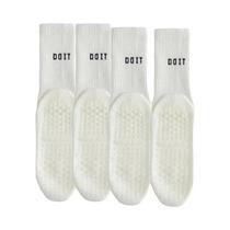 Meias Esportivas Femininas De Algodão Respirável Antiderrapantes Para Yoga, Pilates, Dança E