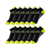Meias Esportivas Femininas De Alta Qualidade Em Tricô, 6 a 12 Pares, Respiráveis, Com Amortecimento