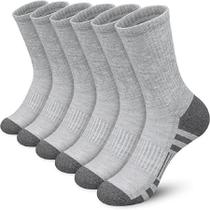 Meias Esportivas Masculinas De Algodão 5 Pares Preto Branco Cinza Longo Confortável Conveniente