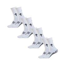 Meias Esportivas Unissex Antiderrapantes E Respiráveis, 4 Pares Para Futebol, Basquete, Tênis, Meias Esportivas Unissex Antiderrapantes E Respiráveis, 4 Pares Para Futebol, Basquete, Tênis,
