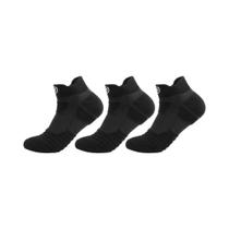 Meias Esportivas Vermelhas Acolchoadas De Malha Respirável Com Toque Aveludado, 3 Pares, Meias Esportivas Vermelhas Acolchoadas De Malha Respirável Com Toque Aveludado, 3 Pares,