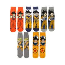 Meias Estilosas De Anime E Hip-Hop, 5 Pares, Neutras, Para Cosplay, Presentes De Feriado Para Homens