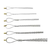 Meias extratoras de cabos de metal, puxador de cabo, alça de fio, extrator de conduíte, alças de fio, tampa de rede, acessório de 6 peças, conforme conjunto com cabeça de cobre