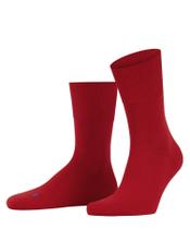 Meias FALKE Run, almofada leve unissex, algodão esportivo, 1 par