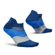 Meias Feetures Elite, almofada ultraleve, tornozelo, azul marinho, XL