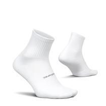 Meias Feetures Max Cushion Quarter Tall White XL Meias Feetures Max Cushion Quarter Tall White XL