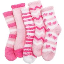 Meias felpudas Anlisim para mulheres Winter Cozy Fluffy, 6 pares de rosa Meias felpudas Anlisim para mulheres Winter Cozy Fluffy, 6 pares de rosa