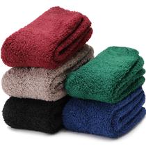 Meias felpudas EBMORE Fluffy Warm Winter, antiderrapantes para homens e mulheres