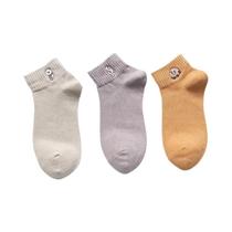 Meias Femininas Com Estampa De Desenho Animado, 3 Pares, Cores Doces, Pacote Kawaii Para Meninas,