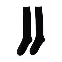 Meias Femininas De Algodão, Estilo Preppy, Cor Sólida, Até O Joelho, Confortáveis E Casuais. Meias Femininas De Algodão, Estilo Preppy, Cor Sólida, Até O Joelho, Confortáveis E Casuais.