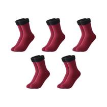 Meias Femininas De Inverno Quentes E Grossas De Veludo De Lã Para Botas De Neve E Uso Doméstico, Cor