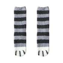 Meias Femininas Grossas E Quentes Com Estampa De Pata De Gato, Cano Médio, Outono Inverno, Em Fleece Meias Femininas Grossas E Quentes Com Estampa De Pata De Gato, Cano Médio, Outono Inverno, Em Fleece