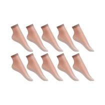Meias Femininas Ultrafinas E Respiráveis Para O Verão, 10 Pares, Meias Casuais Transparentes E