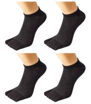 Meias flip-flop UBUMO para homens Tabi Split Toe Geta Cotton x4