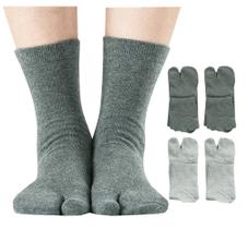 Meias flip-flop UBUMO para homens Tabi Split Toe, pacote com 4