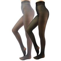 Meias forradas de lã X-CHENG Sheer Thick para mulheres no inverno