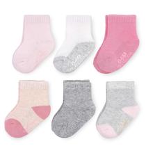Meias Fruit of the Loom All Weather, tamanho da tripulação, pacote com 6 unidades para bebês