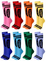 Meias Glitopper, 8 pares de lápis de Halloween, multicolorido
