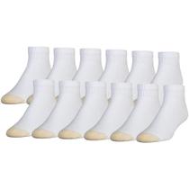 Meias GOLDTOE 656P Algodão Cano Curto Esportivas 12 Pares XL