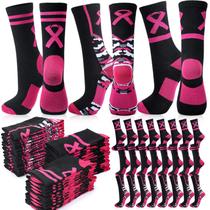 Meias Haysandy Breast Cancer Awareness, 24 pares para mulheres e homens