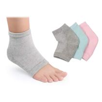 Meias hidratantes AKINDOO para calcanhares secos e rachados, 3 pares Meias hidratantes AKINDOO para calcanhares secos e rachados, 3 pares