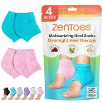 Meias hidratantes Fuzzy Sleep ZenToes com azeite de oliva de vitamina E