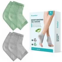 Meias hidratantes para calcanhar Promifun para calcanhar rachado, 2 pares