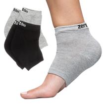 Meias hidratantes para dormir ZenToes masculinas com vitamina E e azeite Meias hidratantes para dormir ZenToes masculinas com vitamina E e azeite